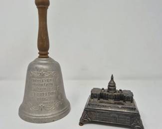 24 LetFreedomRingBicentennialBellCapitolKeepsakeBox