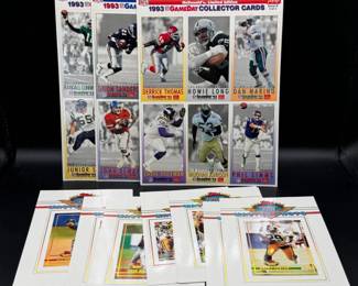 70 GridironGreatsFootballTradingCardLotFeaturingLegendsRookies