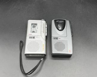 22 RetroDictationDuoSonyOptimusMiniCassetteRecorders