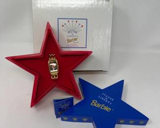 88 1995StatueofLibertyBarbieWatchbyFossilLimitedEdition