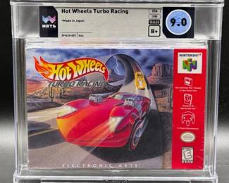 98 HotWheelsTurboRacingN64SealedEAGameWATA90BGraded