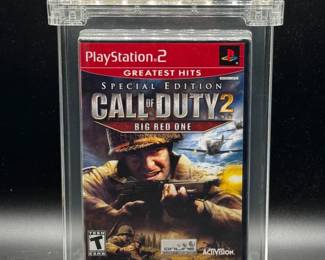 109 CallofDuty2BigRedOneSpecialEdPS2GameSealedWATA96A