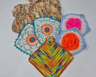 56 StitchedwithLoveVintageCrochetDressHandmadeHomeAccents