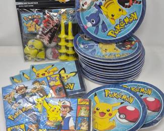 40 PartyLikeIts1999PokmonPlatesNapkinsNameTagsInvites