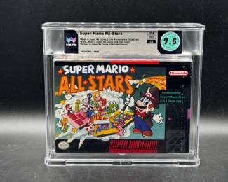 3 SuperMarioAllStarsSNESCIBWATA75GradedSuperNintendoGame