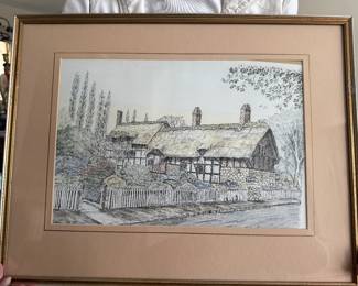 DA Heall “Anne Hathaways home” signed