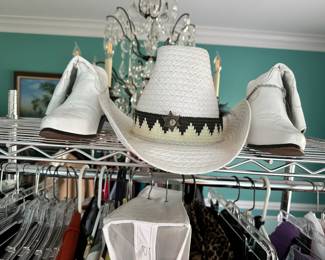 boots and hat