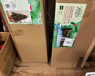 Christmas trees for entrances