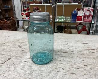 Blue Mason Jar Ball #13