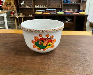 Kellogg's Corn Flakes Corny Rooster Ceramic Bowl