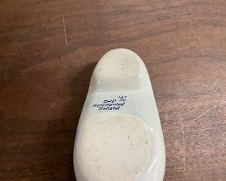 Delft Blue Hand Painted Ceramic Dutch Clog/Shoe