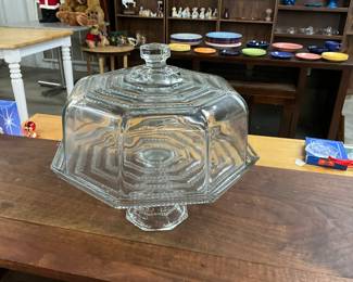 Cambridge Tuscany Pedestal Cake Plate & Cover