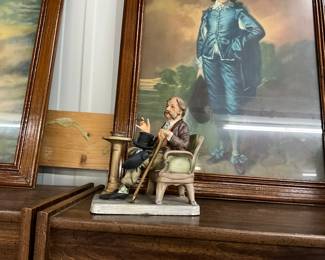 Norleans Porcelain 'The Tycoon" Figurine by Pucci Capodimonte