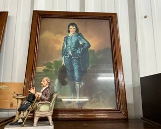 Framed "Blue Boy" Print by Sir Thomas Lawrence Gainsborough