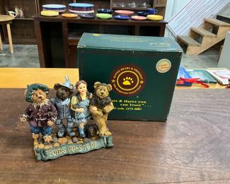 Boyd's Bears Collection Figurine Wizard of OZ "Dorothy & Company Off to See The Wizard"