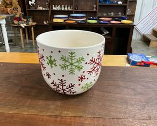 Ceramic Snowflake Bowl