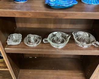 Clear Glass Bowl & Juicers
