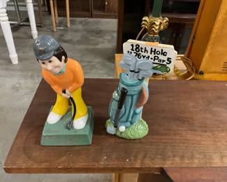 Golf Themed Figurines
