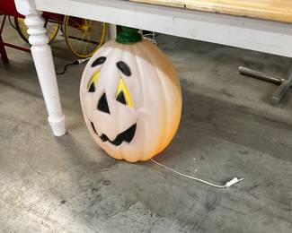 Blow Mold Pumpkin Light Up Pumpkin
