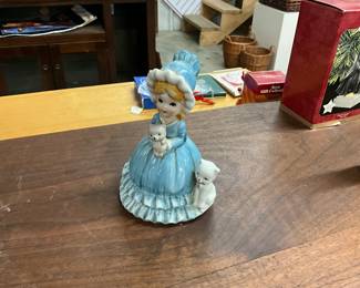 Porcelain Music Box Figurine