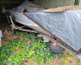 14' Aluminum Boat, Motor, Trailer