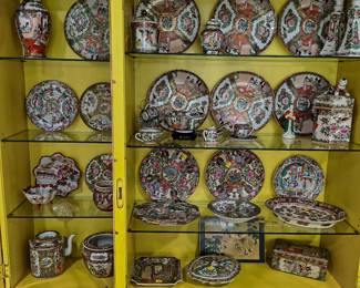 Rose Medallion Display Peices