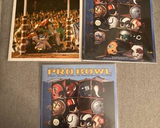 AFL program and 1969 NFL Pro Bowl programs