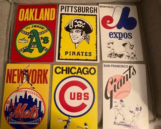 1973 Fleer big signs baseball