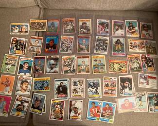 NFL star and HOF cards from the 1960's-1980's