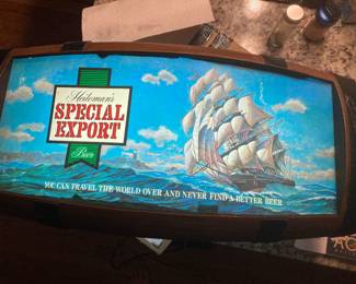 Lighted Special Export beer sign