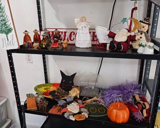 Halloween and Christmas decorations