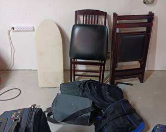 Portable folding chairs game chairs totes and luggage