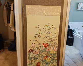 Japanese Scroll Poppies