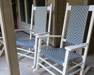 Pair of porch rocking chairs