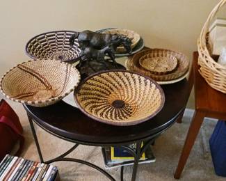Vintage wicker baskets
