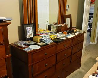 11 drawer dresser with mirror mission style