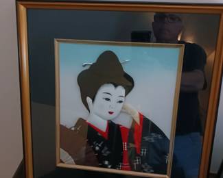 Three-dimensional Oriental cloth picture