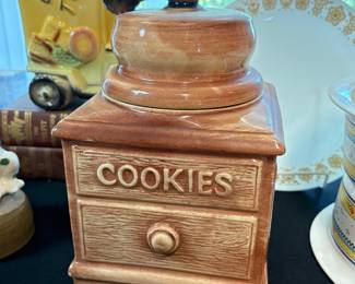 Vintage McCoy “Coffee Grinder” Cookie Jar