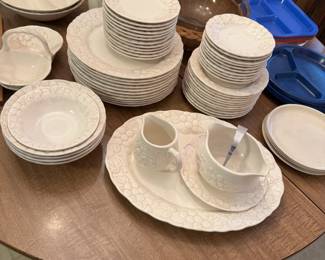 amazing complete set of Poppytrail by Metlox dishes