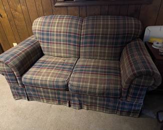 love seat perfect for dorm or apartment