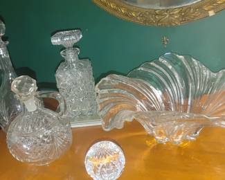 Crystal decanters