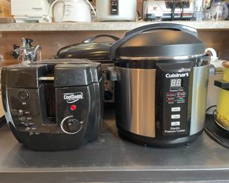 Cuisinart Pressure Cooker & Presto Cool Daddy fryer