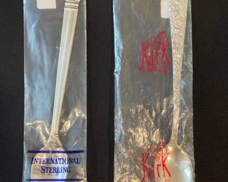 Kirk & International Sterling silver spoons