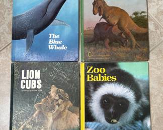 Vintage National Geographic animal book series