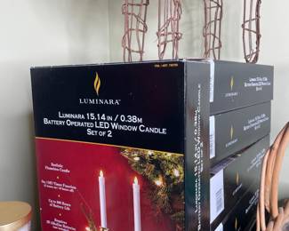 Luminara LED window candles