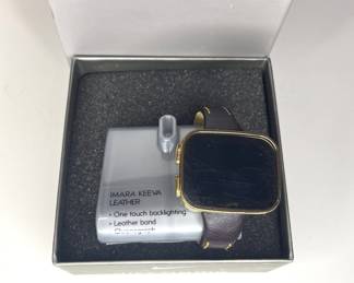Nike Imara Keeva leather band watch