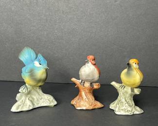 Vintage bird figurines
