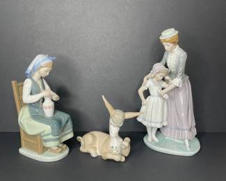 Lladro porcelain figurines