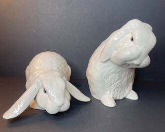 Ceramic bunnies
