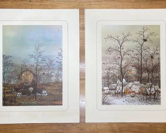 Landscape prints, Ivan Lacković Croata